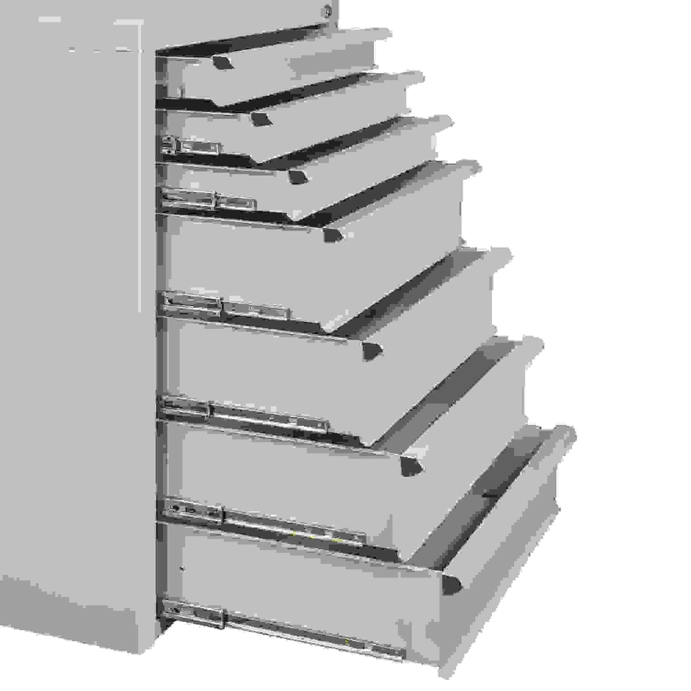 Produktabbildung Nr. 7: HEMMDAL Schubladenschrank Classic, 7 Schubladen, HxBxT 900 x 700 x 435 mm, lichtgrau