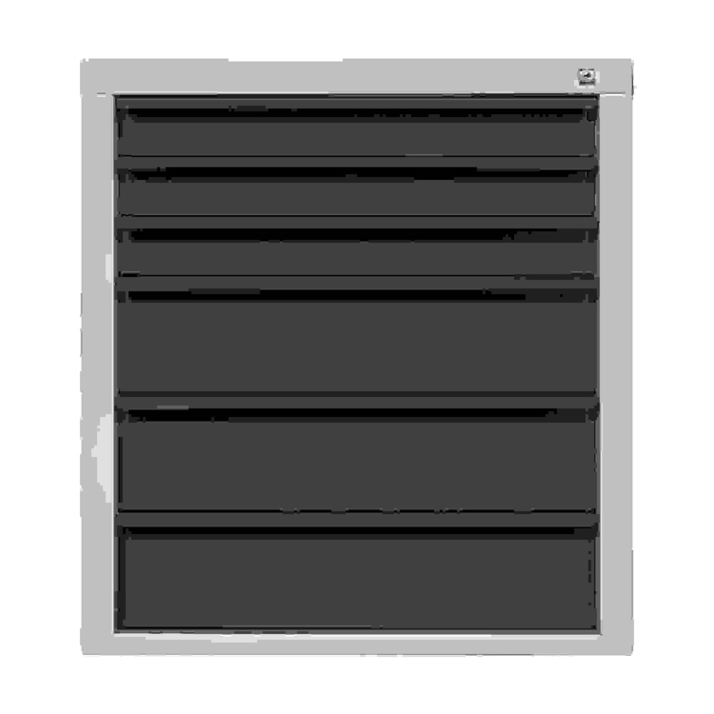 Produktabbildung: HEMMDAL Schubladenschrank Classic, 6 Schubladen, HxBxT 750 x 700 x 435 mm, lichtgrau/anthrazitgrau