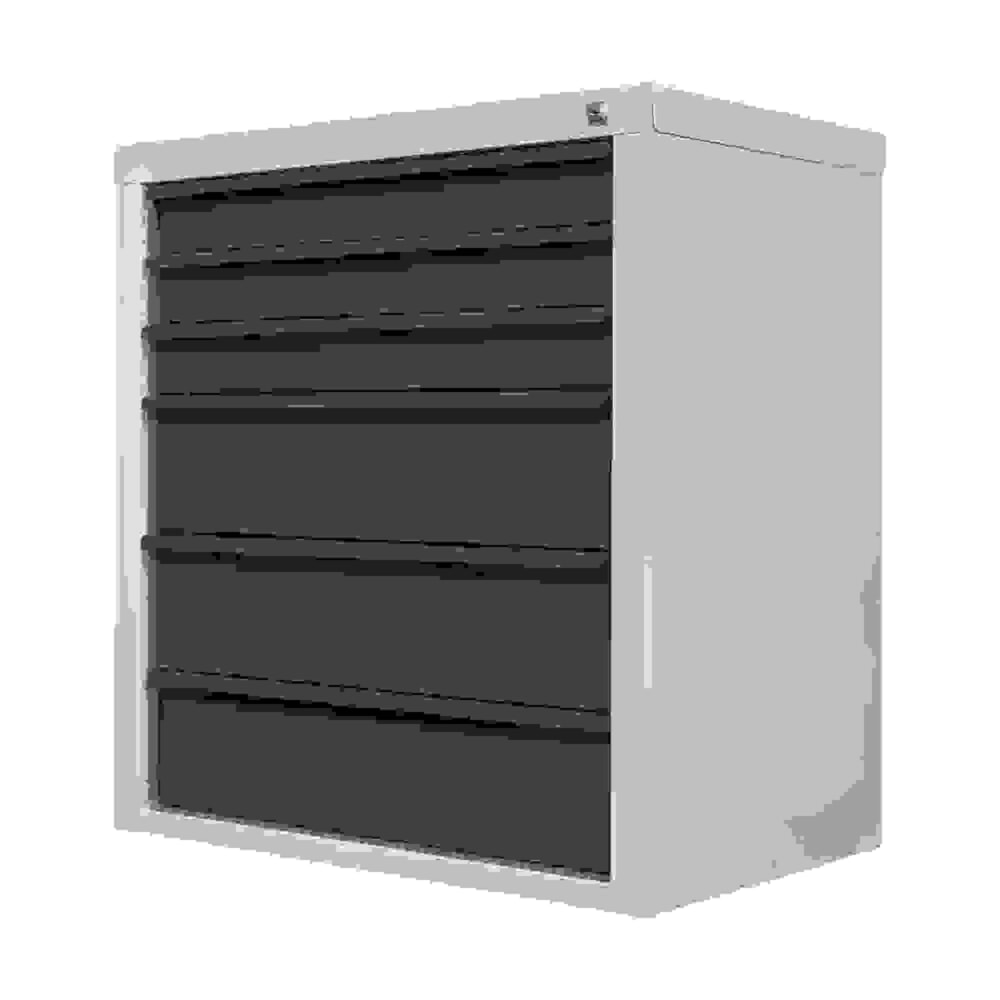 Produktabbildung Nr. 4: HEMMDAL Schubladenschrank Classic, 6 Schubladen, HxBxT 750 x 700 x 435 mm, lichtgrau/anthrazitgrau