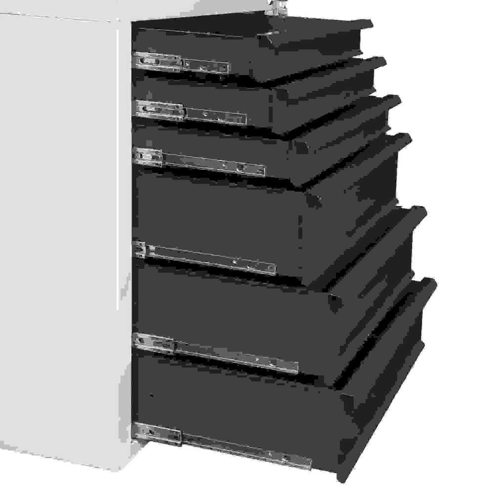 Produktabbildung Nr. 6: HEMMDAL Schubladenschrank Classic, 6 Schubladen, HxBxT 750 x 700 x 435 mm, lichtgrau/anthrazitgrau