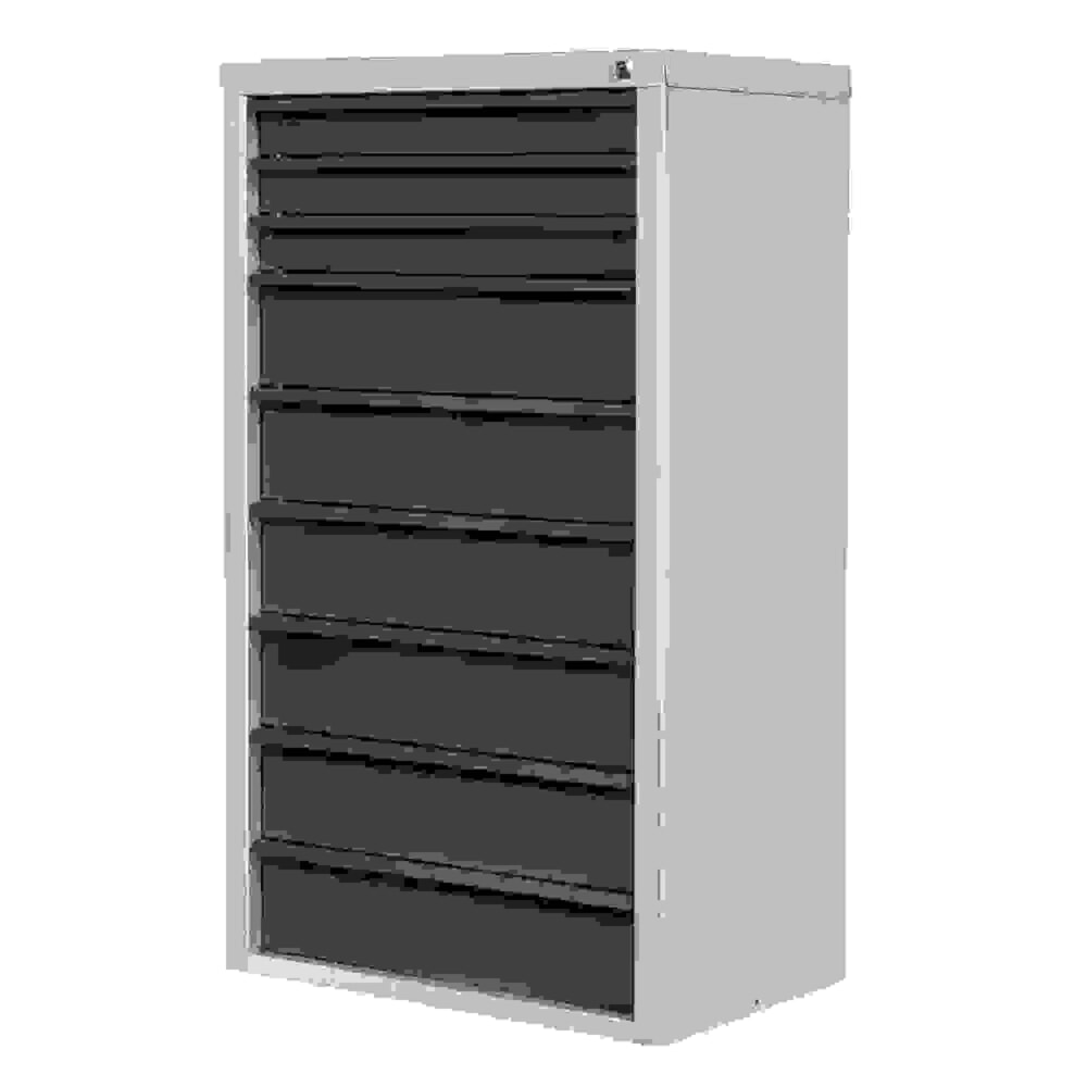 Produktabbildung Nr. 5: HEMMDAL Schubladenschrank Classic, 9 Schubladen, HxBxT 1200 x 700 x 435 mm, lichtgrau/anthrazitgrau