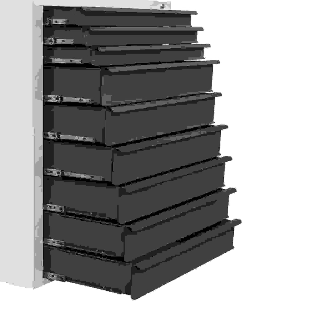 Produktabbildung Nr. 7: HEMMDAL Schubladenschrank Classic, 9 Schubladen, HxBxT 1200 x 700 x 435 mm, lichtgrau/anthrazitgrau