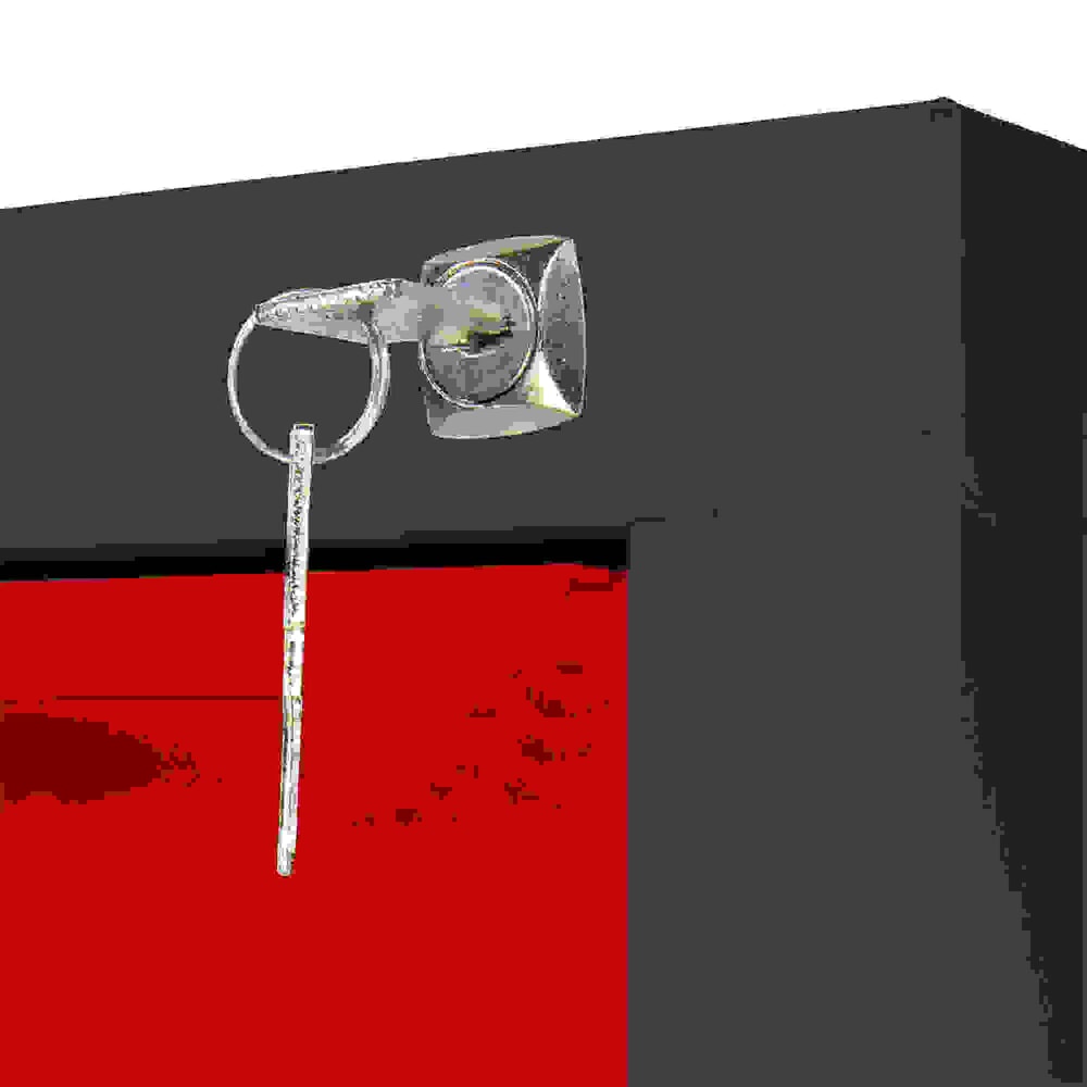 Produktabbildung Nr. 5: HEMMDAL Schubladenschrank Classic, 5 Schubladen, HxBxT 600 x 700 x 435 mm, anthrazitgrau/verkehrsrot