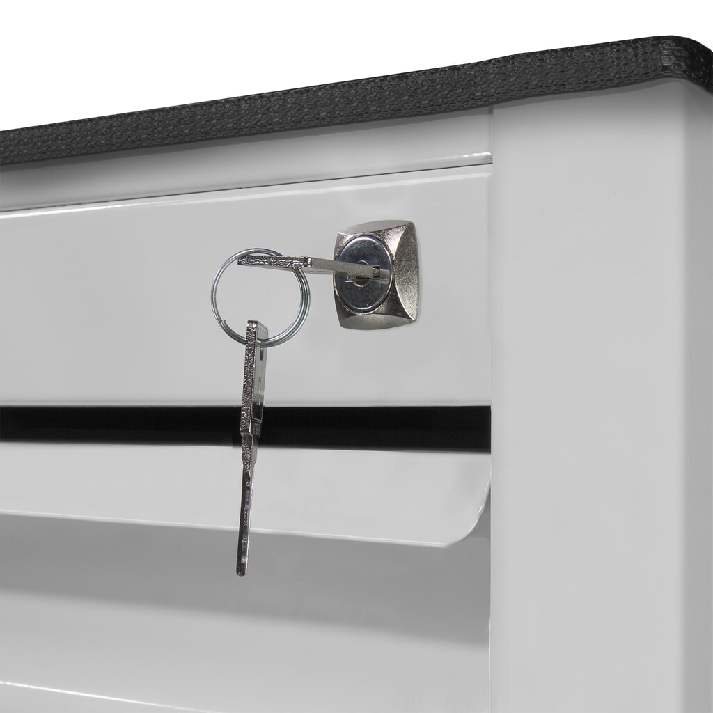 HEMMDAL Schubladenschrank Maxi, 8 Schubladen, HxBxT 900 x 710 x 550 mm, lichtgrau Produktabbildung Nr. 5: HEMMDAL Schubladenschrank Maxi, 8 Schubladen, HxBxT 900 x 710 x 550 mm, lichtgrau
