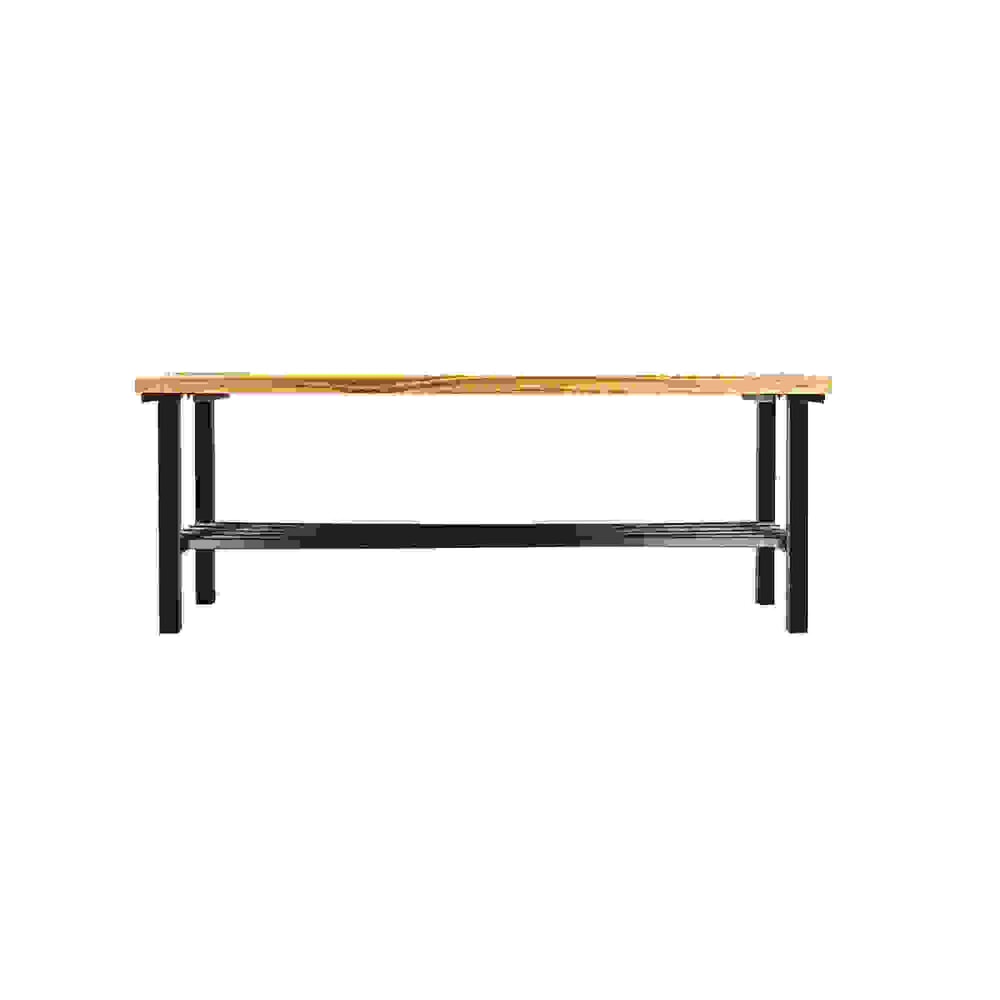Produktabbildung Nr. 2: HEMMDAL Umkleidesitzbank, mit Schuhrost, LxBxH 1000 x 400 x 420 mm, anthrazitgrau