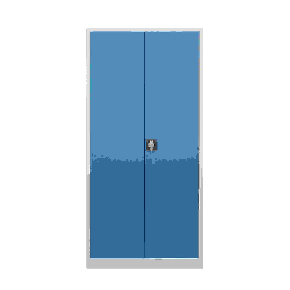 Produktabbildung: HEMMDAL Flügeltürenschrank, HxBxT 1950 x 920 x 420 mm, lichtgrau/lichtblau