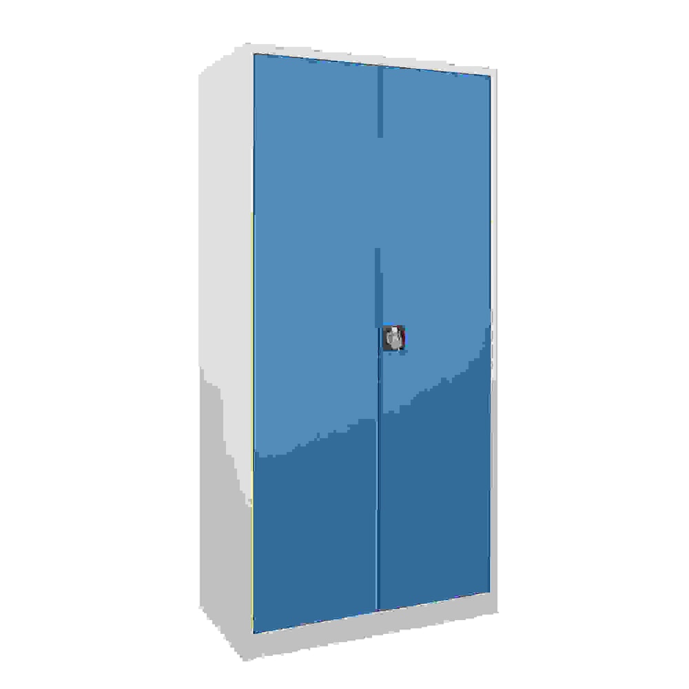 Produktabbildung Nr. 2: HEMMDAL Flügeltürenschrank, HxBxT 1950 x 920 x 420 mm, lichtgrau/lichtblau