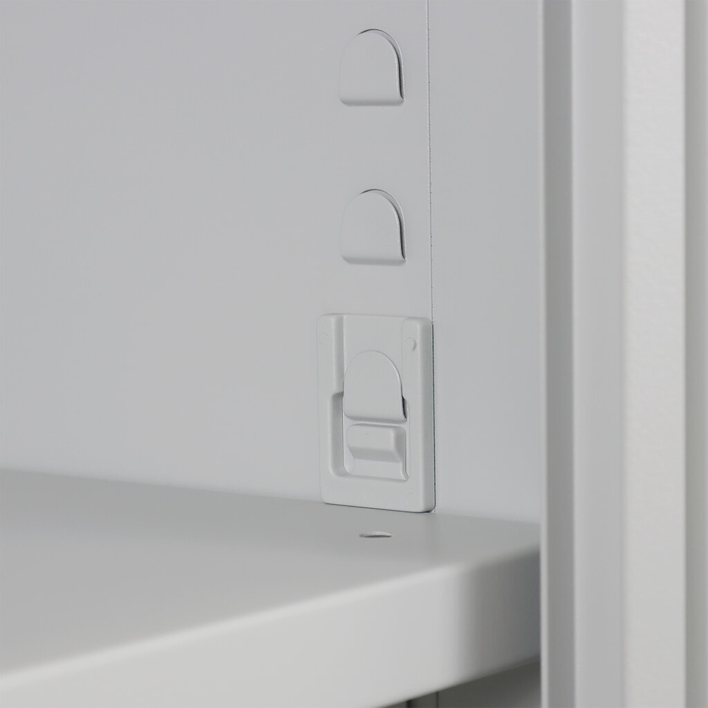 Steinbock® Flügeltürenschrank, HxBxT 1950 x 920 x 420 mm, lichtgrau/lichtblau Produktabbildung Nr. 7: Steinbock® Flügeltürenschrank, HxBxT 1950 x 920 x 420 mm, lichtgrau/lichtblau