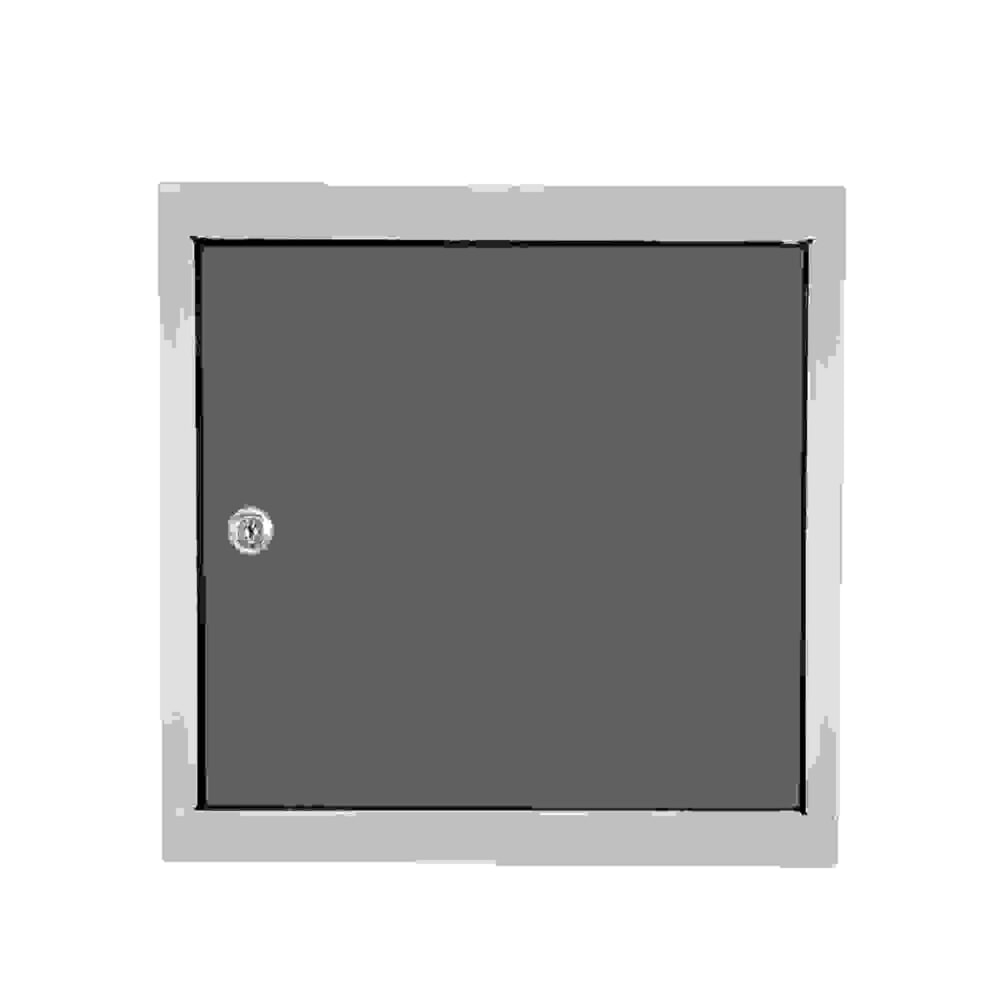 Produktabbildung: HEMMDAL Schließfachwürfel, Zylinderschloss, HxBxT 400 x 400 x 400 mm, lichtgrau/lichtblau