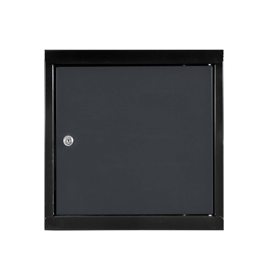 Produktabbildung Nr. 1: Steinbock® Schließfachwürfel, Zylinderschloss, HxBxT 400 x 400 x 400 mm, anthrazitgrau