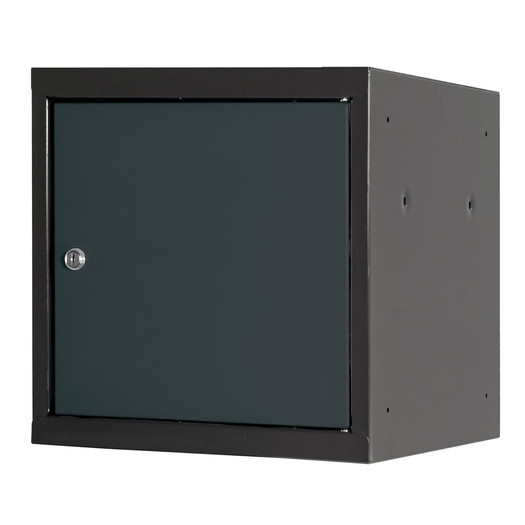 Steinbock® Schließfachwürfel, Zylinderschloss, HxBxT 400 x 400 x 400 mm, anthrazitgrau Produktabbildung Nr. 3: Steinbock® Schließfachwürfel, Zylinderschloss, HxBxT 400 x 400 x 400 mm, anthrazitgrau