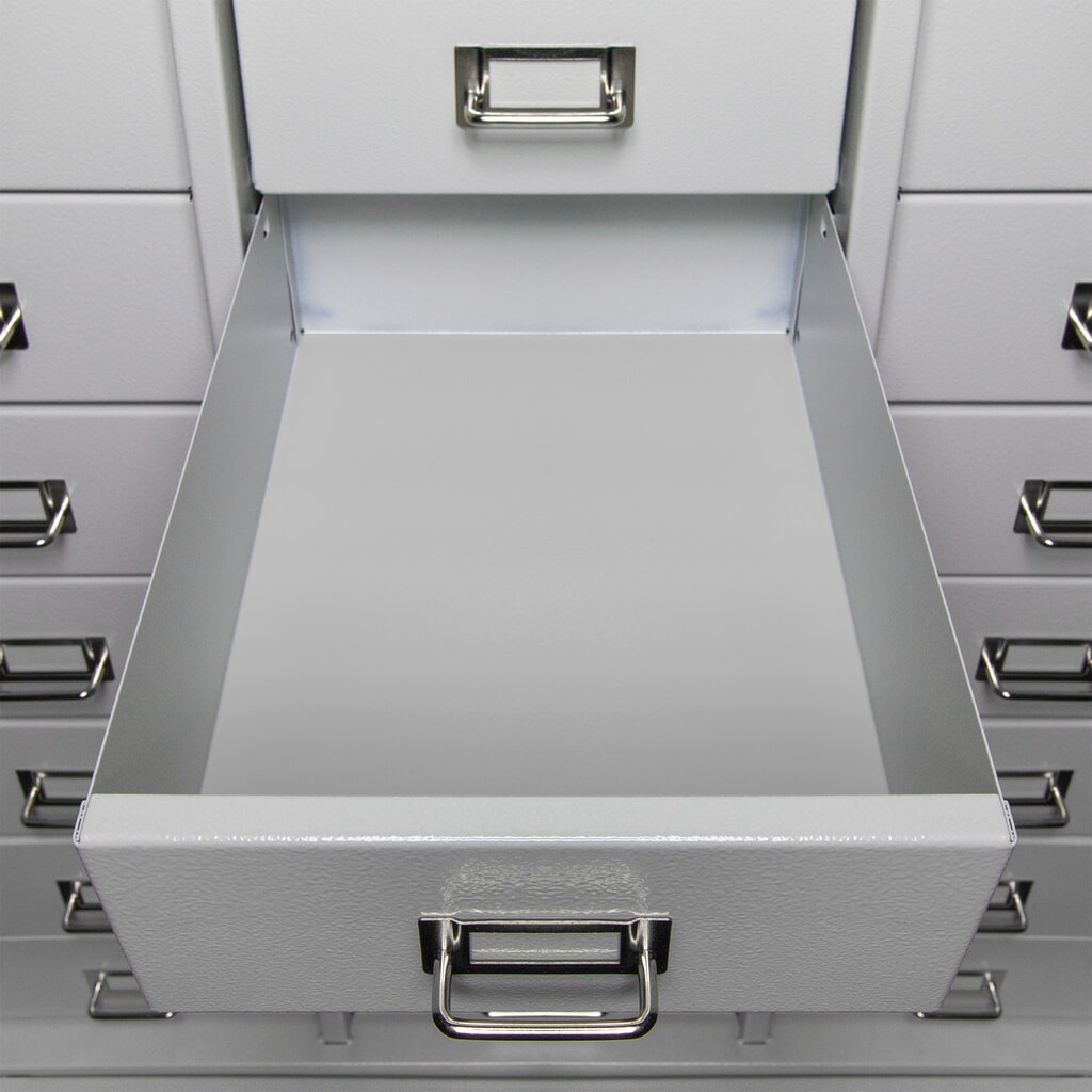 Produktabbildung Nr. 5: Steinbock® Werkzeugschrank, 27 Schubladen, 3 Fächer, lichtgrau/anthrazitgrau