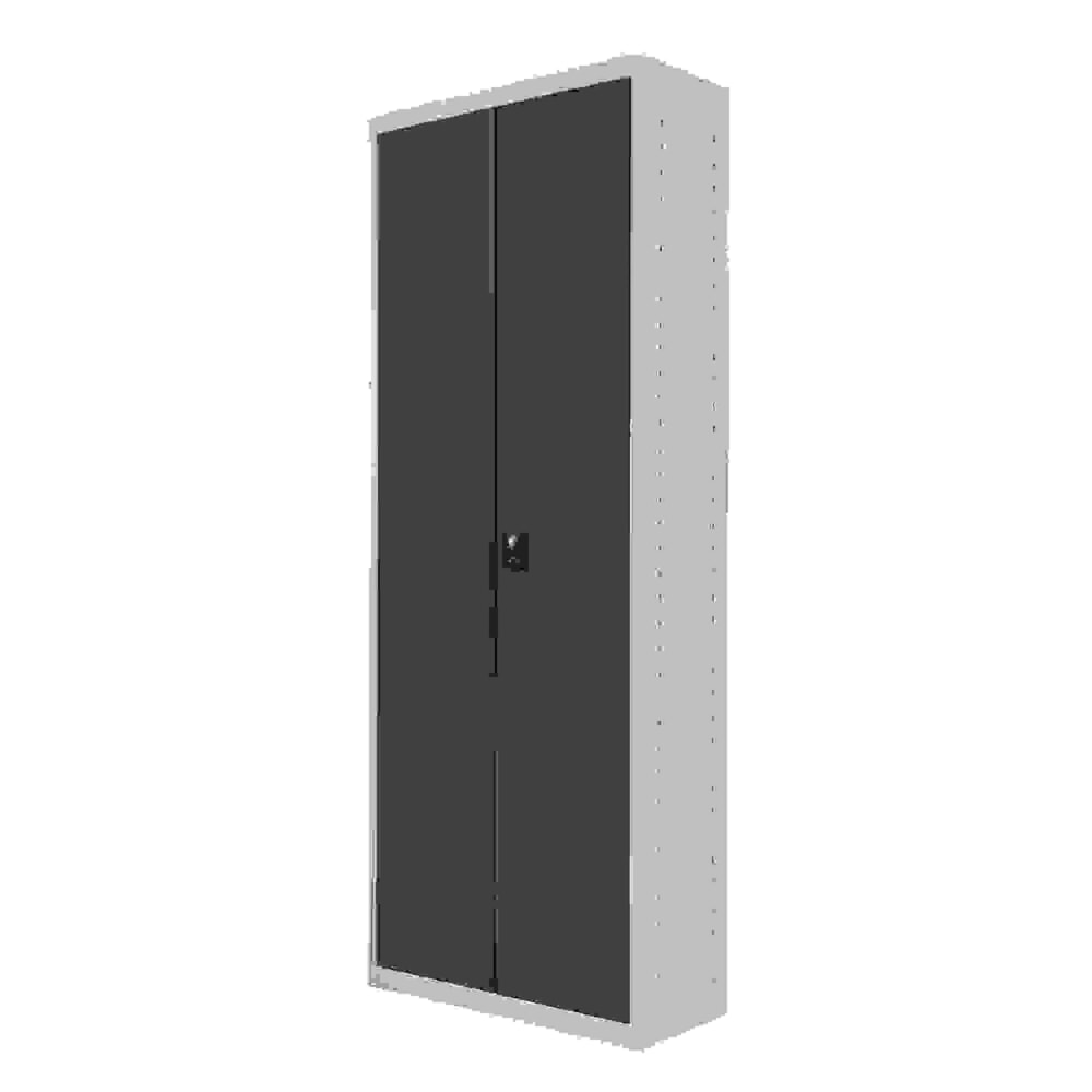 Produktabbildung Nr. 2: HEMMDAL Flügeltüren-Magazinschrank, leer, lichtgrau/anthrazitgrau