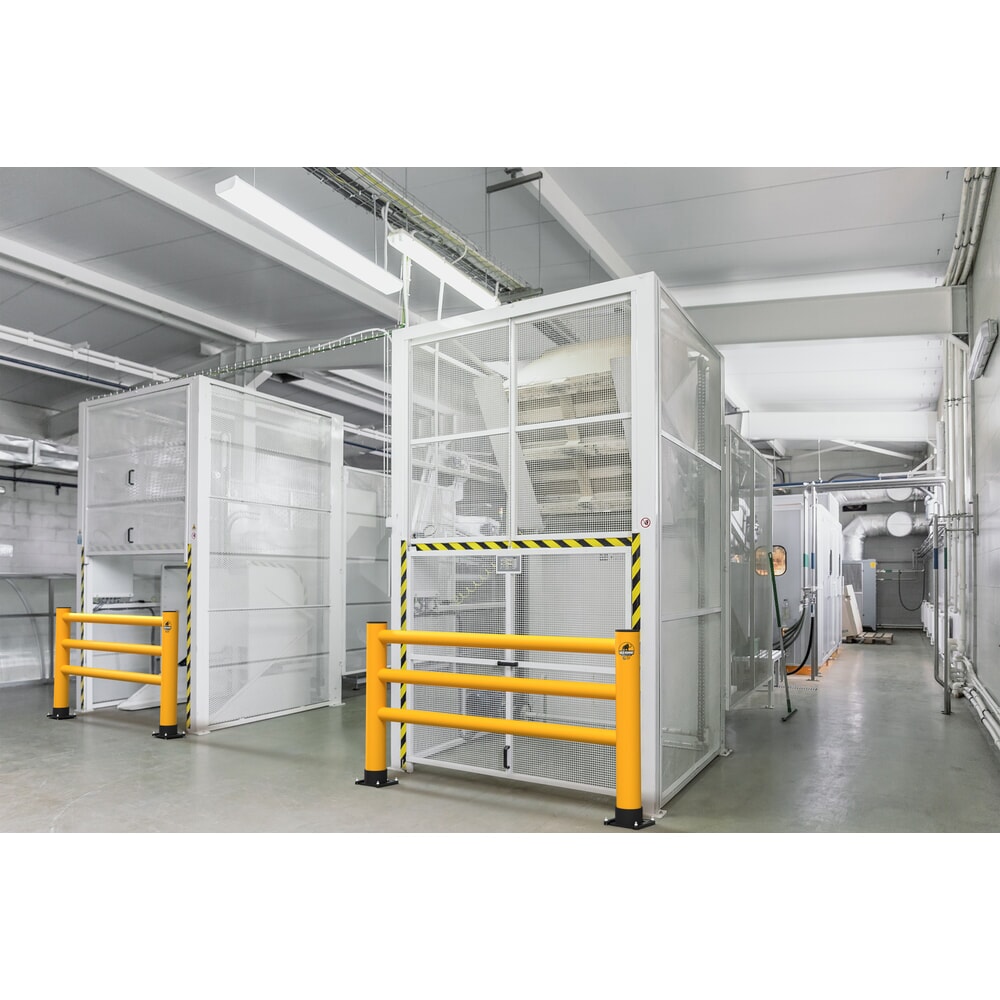 Produktabbildung Nr. 3: Montageplatte für A.M.P.E.R.E. Rammschutzplanke Rack Mammut®, HxBxT 25 mm x 240 mm x 220 mm