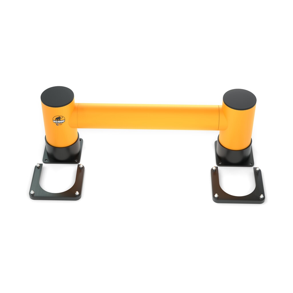 Montageplatte für A.M.P.E.R.E. Rammschutzplanke Rack Mammut®, HxBxT 25 mm x 240 mm x 220 mm Produktabbildung Nr. 4: Montageplatte für A.M.P.E.R.E. Rammschutzplanke Rack Mammut®, HxBxT 25 mm x 240 mm x 220 mm