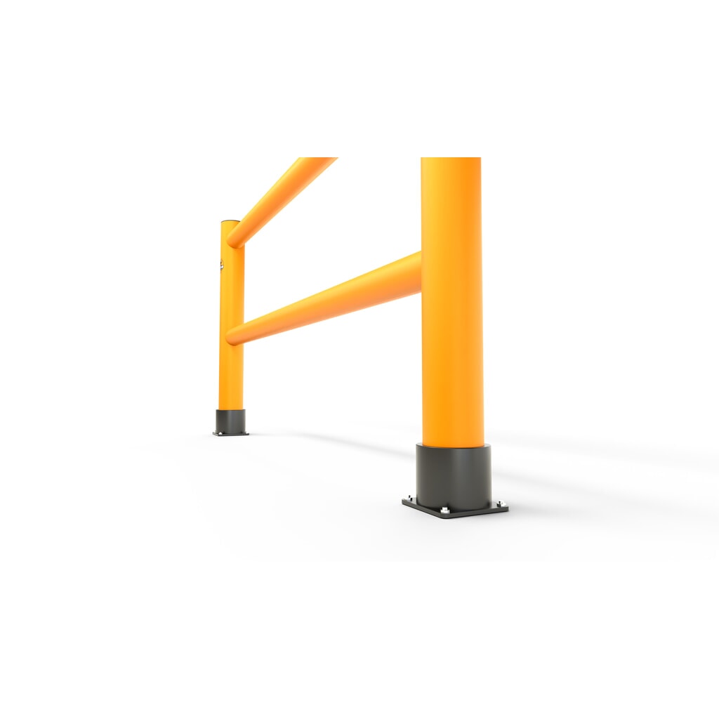 A.M.P.E.R.E. Rammschutzgeländer Rack Mammut®, Handlauf Flex Extra, Länge 2,00 m Produktabbildung Nr. 3: A.M.P.E.R.E. Rammschutzgeländer Rack Mammut®, Handlauf Flex Extra, Länge 2,00 m