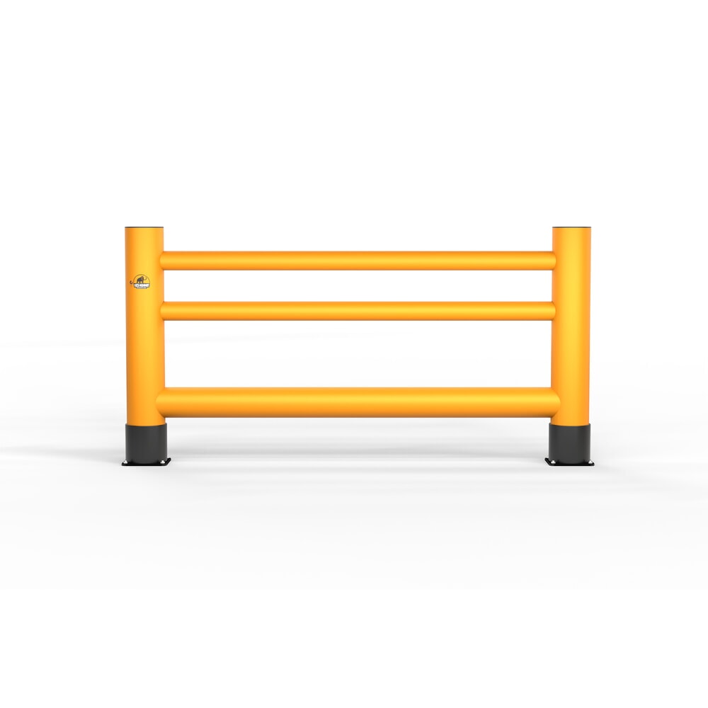 Produktabbildung Nr. 3: A.M.P.E.R.E. Rammschutzgeländer Rack Mammut®, Handlauf Einzelplanke, Länge 2,00 m