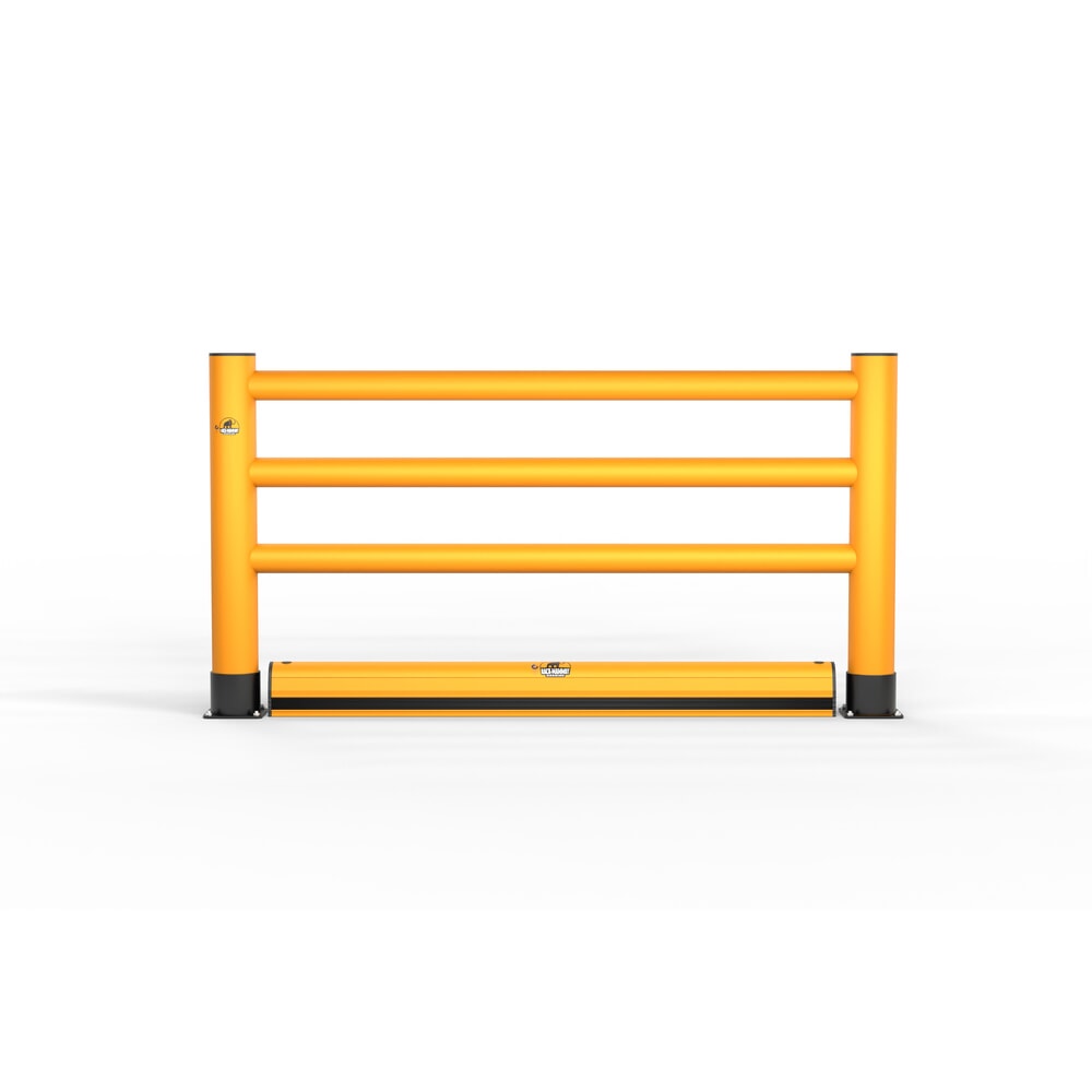 Produktabbildung Nr. 3: A.M.P.E.R.E. Rammschutzgeländer Rack Mammut®, Handlauf Extra, Länge 2,00 m