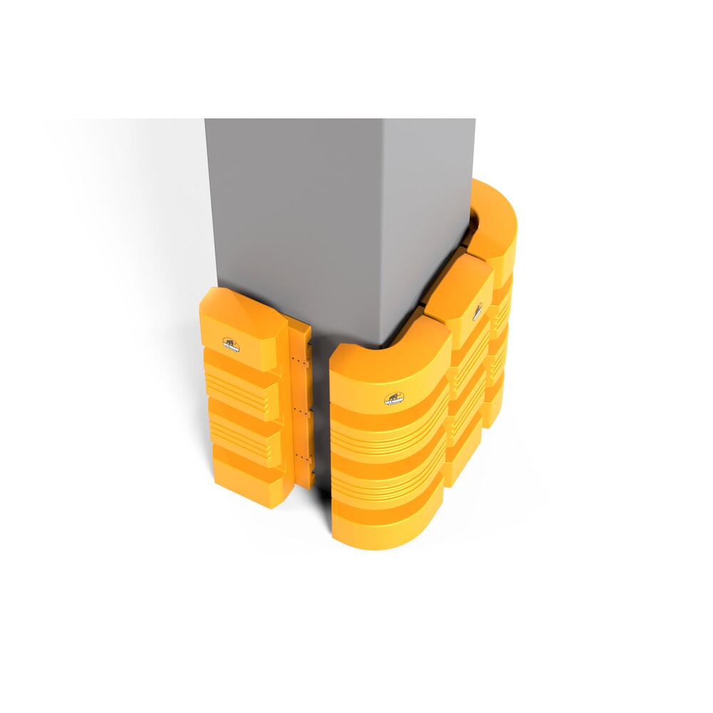 Produktabbildung: A.M.P.E.R.E. Säulen-Anfahrschutz Universal Rack Mammut® Supreme, erweiterbar, Höhe 1100 mm, für Säulenmaß 200-250 mm
