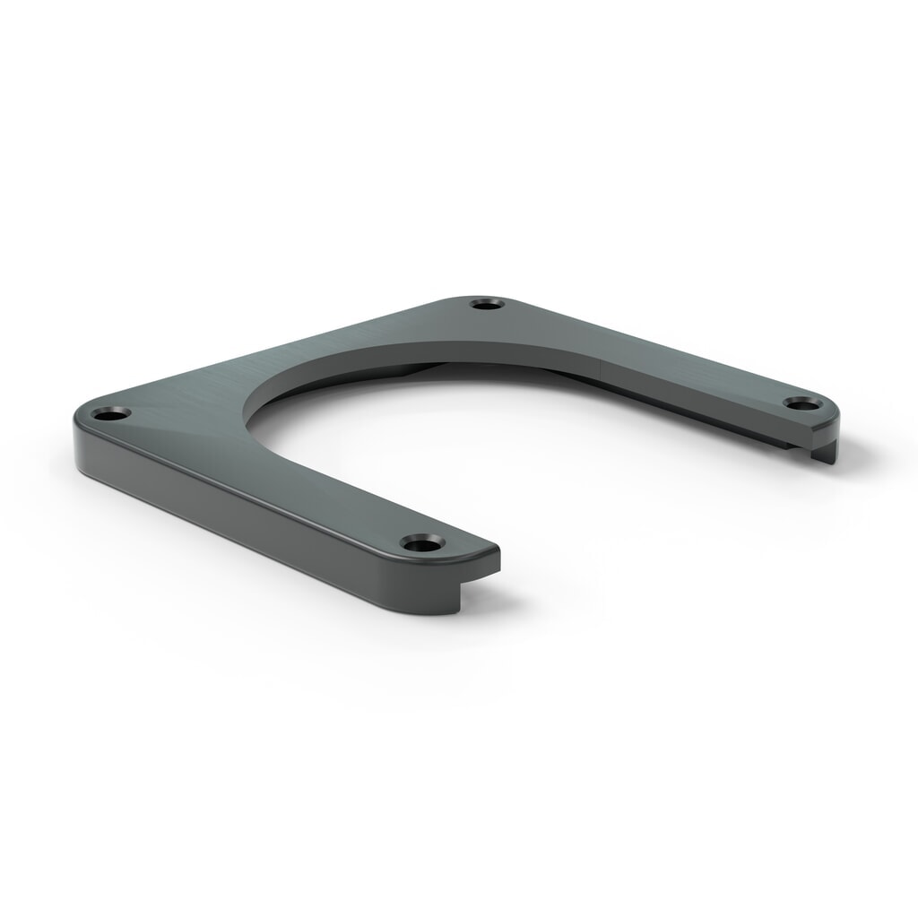 Montageplatte für A.M.P.E.R.E. Rammschutzplanke Rack Mammut®, HxBxT 25 mm x 240 mm x 220 mm Produktabbildung: Montageplatte für A.M.P.E.R.E. Rammschutzplanke Rack Mammut®, HxBxT 25 mm x 240 mm x 220 mm