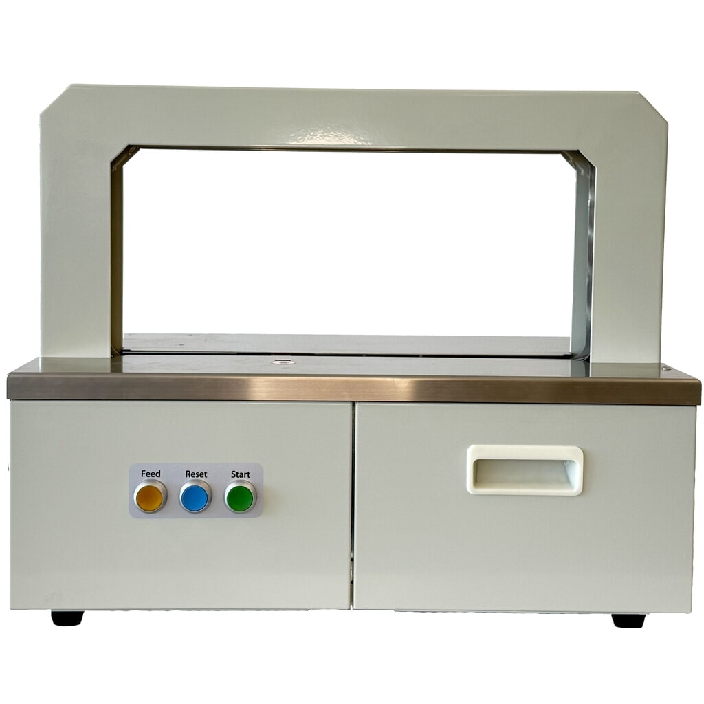 Umreifungsmaschine EASY 4720 für Banderolierband, Tischgerät Produktabbildung: Umreifungsmaschine EASY 4720 für Banderolierband, Tischgerät