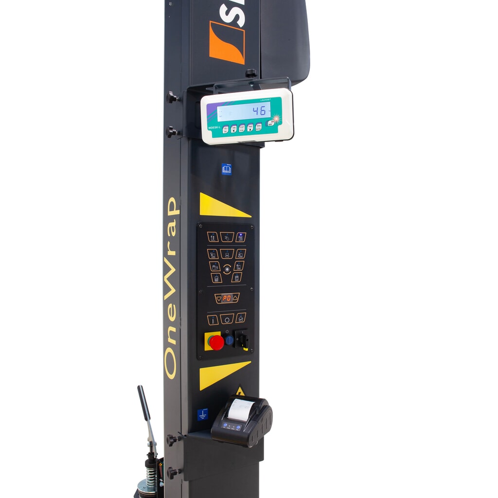 Wiegesystem W8 für SIAT Palettenwickler PS OneWrap, Drehtellerdurchmesser 1500 mm Produktabbildung: Wiegesystem W8 für SIAT Palettenwickler PS OneWrap, Drehtellerdurchmesser 1500 mm