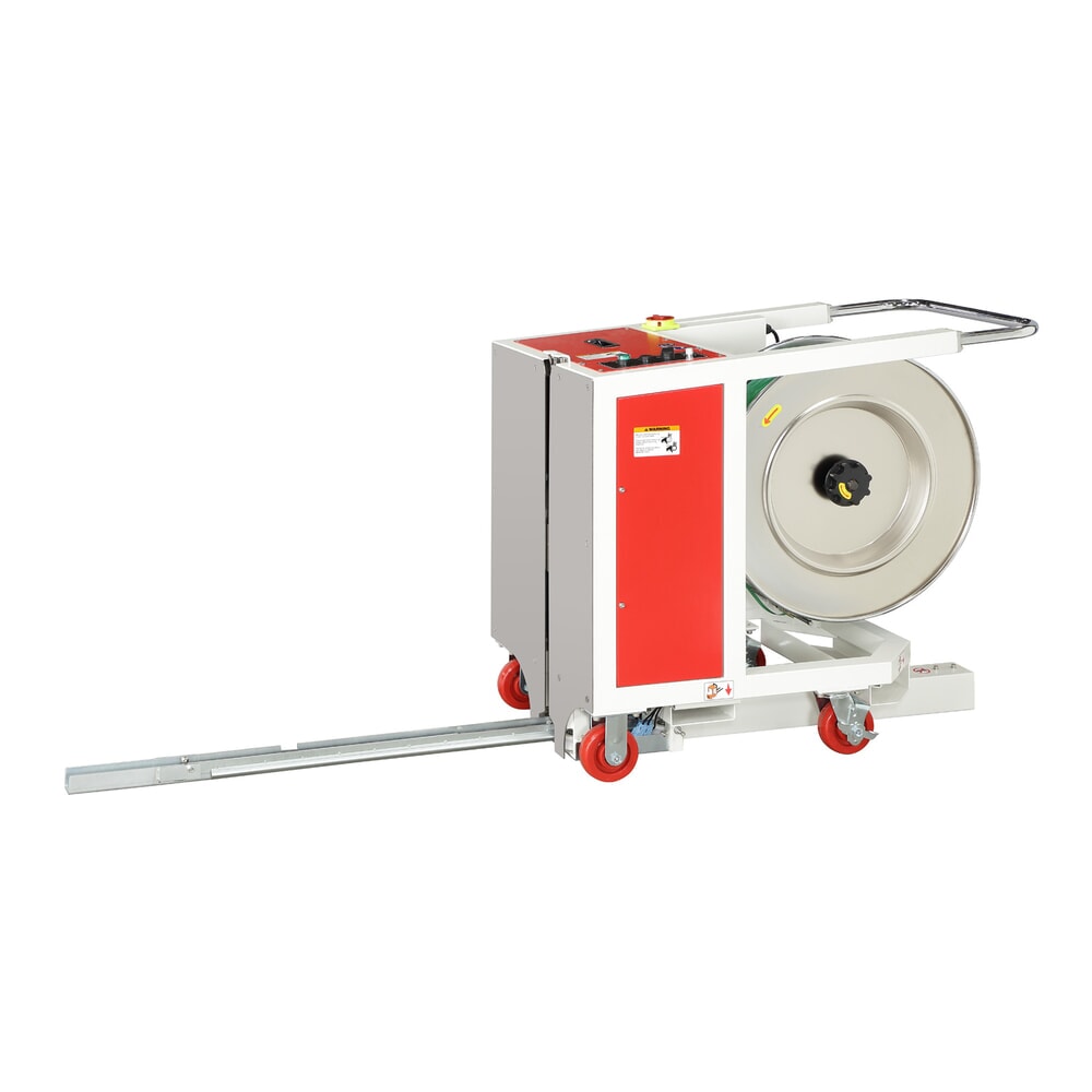 Produktabbildung: Palettenumreifungsmaschine TP-602 MV für Bandbreite 9–12 mm, halbautomatisch