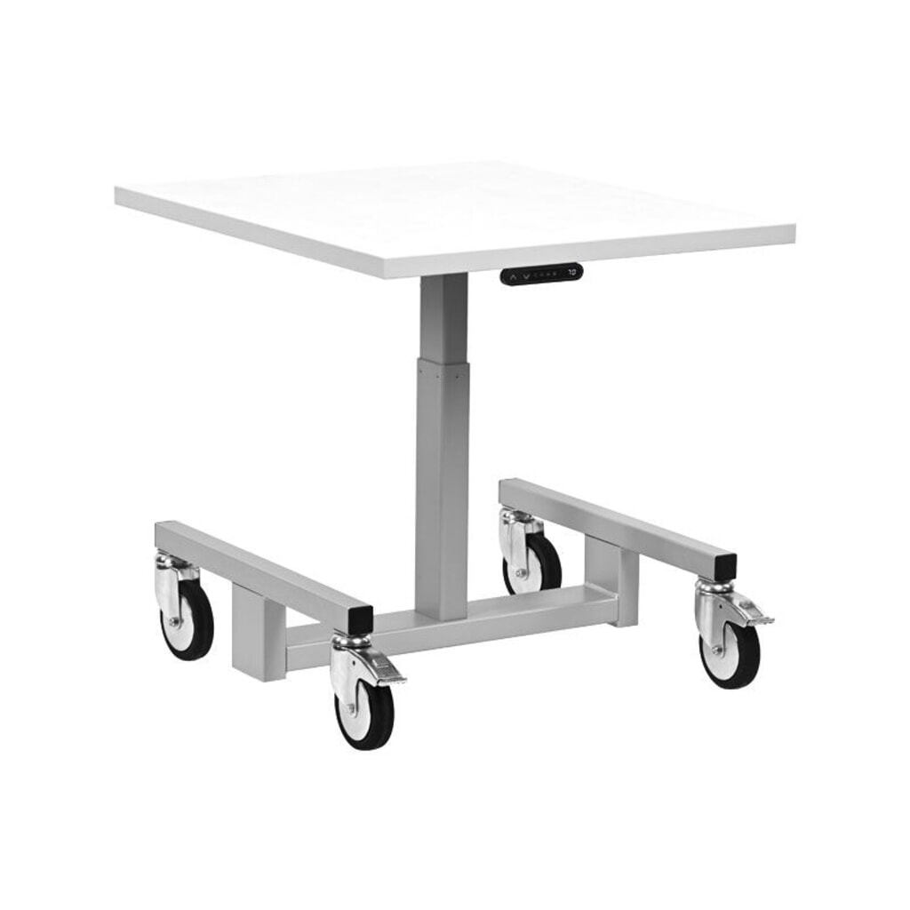 Rocholz Höhenverstellbarer Packtisch, elektrisch, mobil, HxBxT 554–854 mm x 700 mm x 800 mm Produktabbildung: Rocholz Höhenverstellbarer Packtisch, elektrisch, mobil, HxBxT 554–854 mm x 700 mm x 800 mm