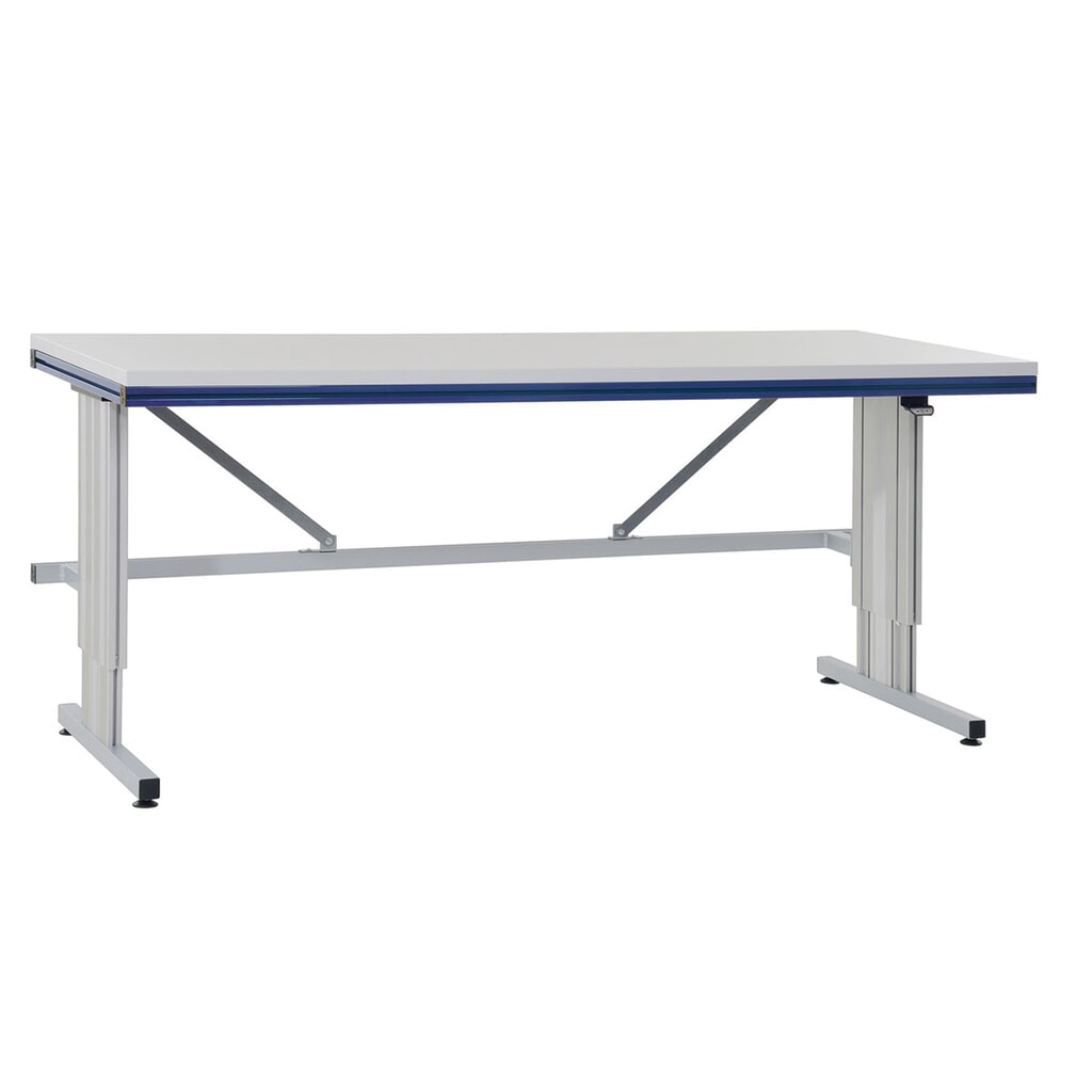 Produktabbildung: Rocholz Höhenverstellbarer Packtisch SYSTEM FLEX, elektrisch, HxBxT 720–1120 mm x 1200 mm x 800 mm