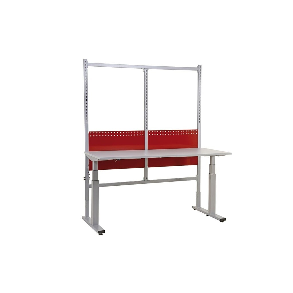 Rocholz Höhenverstellbares Packtisch-Set SYSTEM FLEX LIGHT, elektrisch, HxBxT 720–1220 mm x 1650 mm x 800 mm Produktabbildung: Rocholz Höhenverstellbares Packtisch-Set SYSTEM FLEX LIGHT, elektrisch, HxBxT 720–1220 mm x 1650 mm x 800 mm