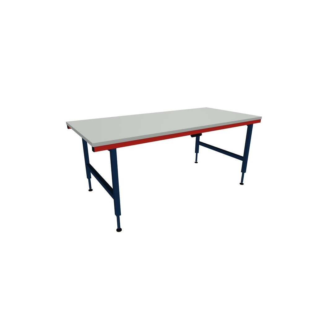Rocholz Höhenverstellbarer Packtisch SYSTEM 2000, elektrisch, HxBxT 710–960 mm x 2000 mm x 920 mm Produktabbildung: Rocholz Höhenverstellbarer Packtisch SYSTEM 2000, elektrisch, HxBxT 710–960 mm x 2000 mm x 920 mm