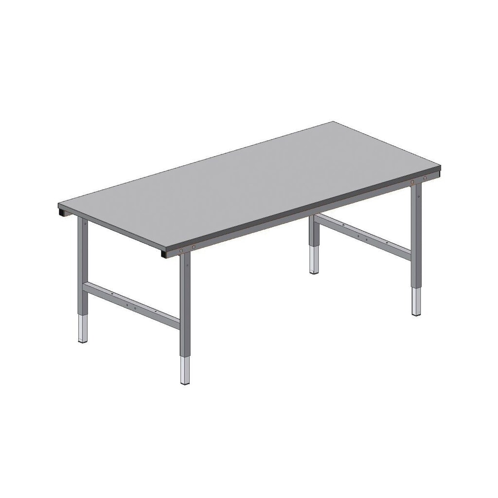 Rocholz Höhenverstellbarer Packtisch SYSTEM 2000, elektrisch, HxBxT 710–960 mm x 2000 mm x 920 mm Produktabbildung Nr. 2: Rocholz Höhenverstellbarer Packtisch SYSTEM 2000, elektrisch, HxBxT 710–960 mm x 2000 mm x 920 mm