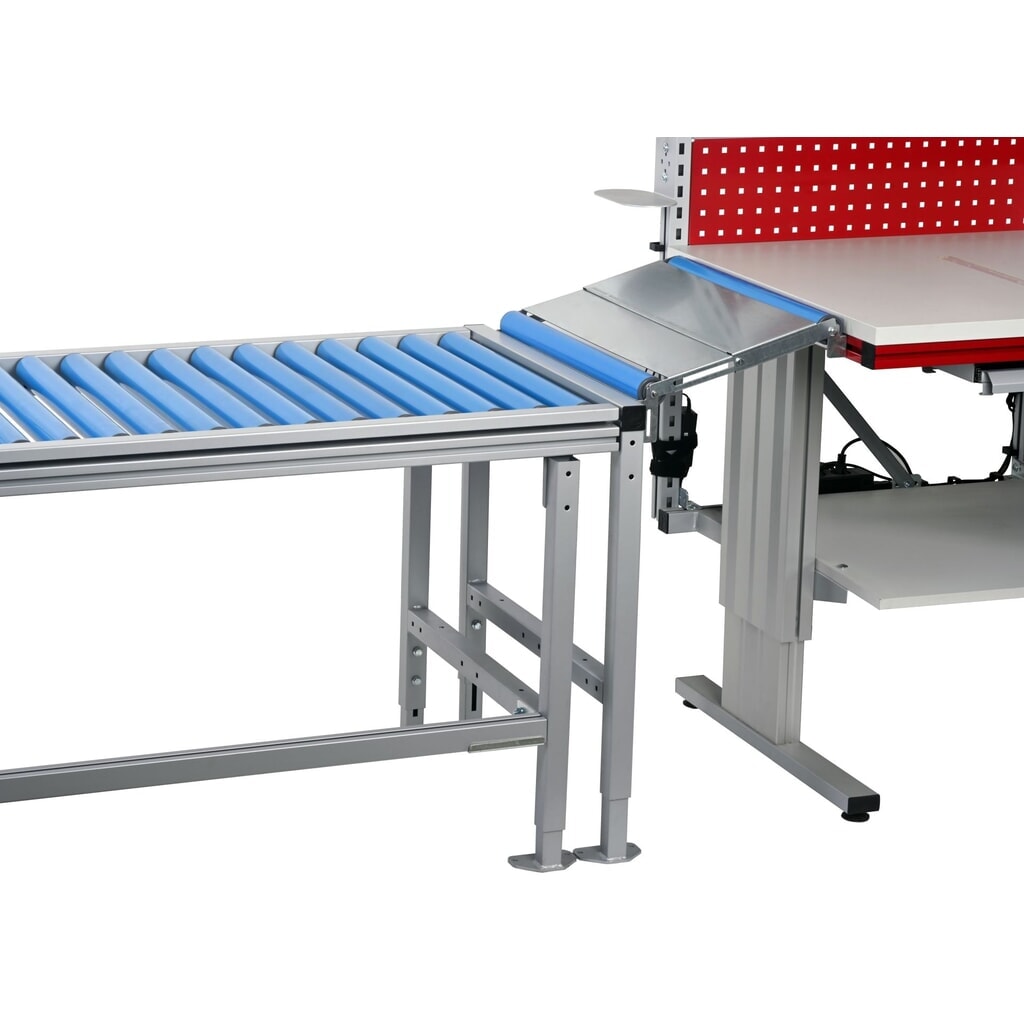 Fußgestell zur Montage der Übergangsbrücke für Rocholz Packtisch SYSTEM FLEX Produktabbildung Nr. 2: Fußgestell zur Montage der Übergangsbrücke für Rocholz Packtisch SYSTEM FLEX