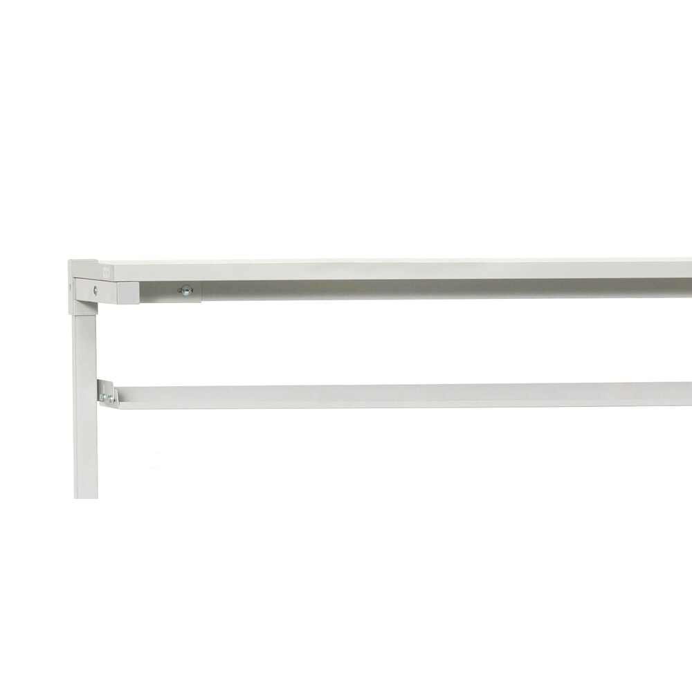 Produktabbildung Nr. 1: Ablagebord für TRESTON Sichtlagerkästen, BxT 1.419 x 145 mm, für Tischbreite 1.500 mm