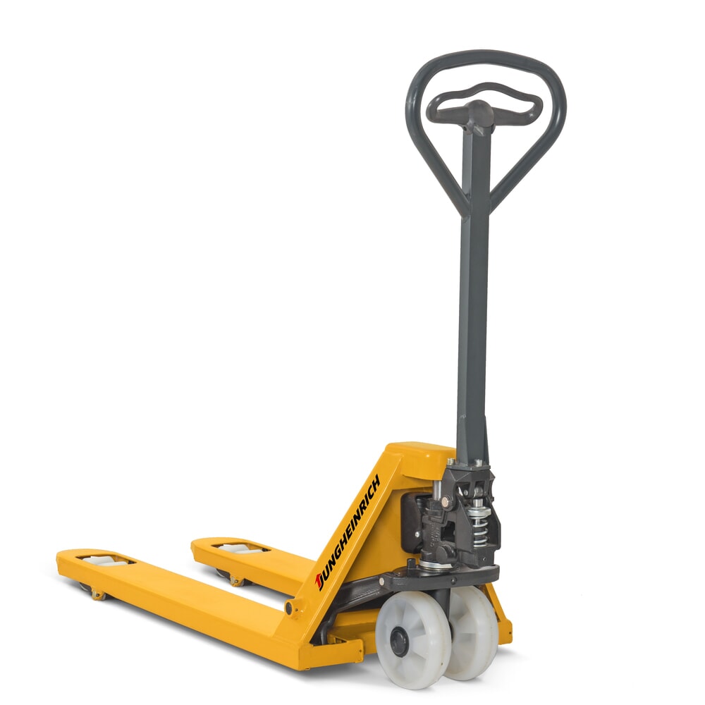 Zdjęcie produktu nr 1: Ręczny wózek paletowy Jungheinrich AM 20, udźwig 2000 kg, długość wideł 1150 mm, nylon, rolki tandemowe