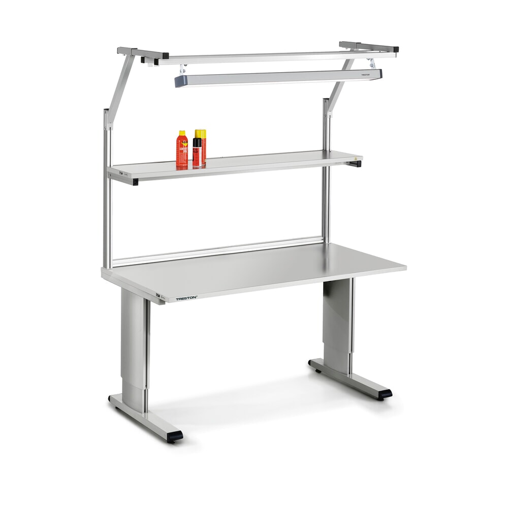 Produktabbildung Nr. 4: TRESTON Arbeitstisch, Typ WB, höhenverstellbar, manuell, BxT 1.073 x 800 mm