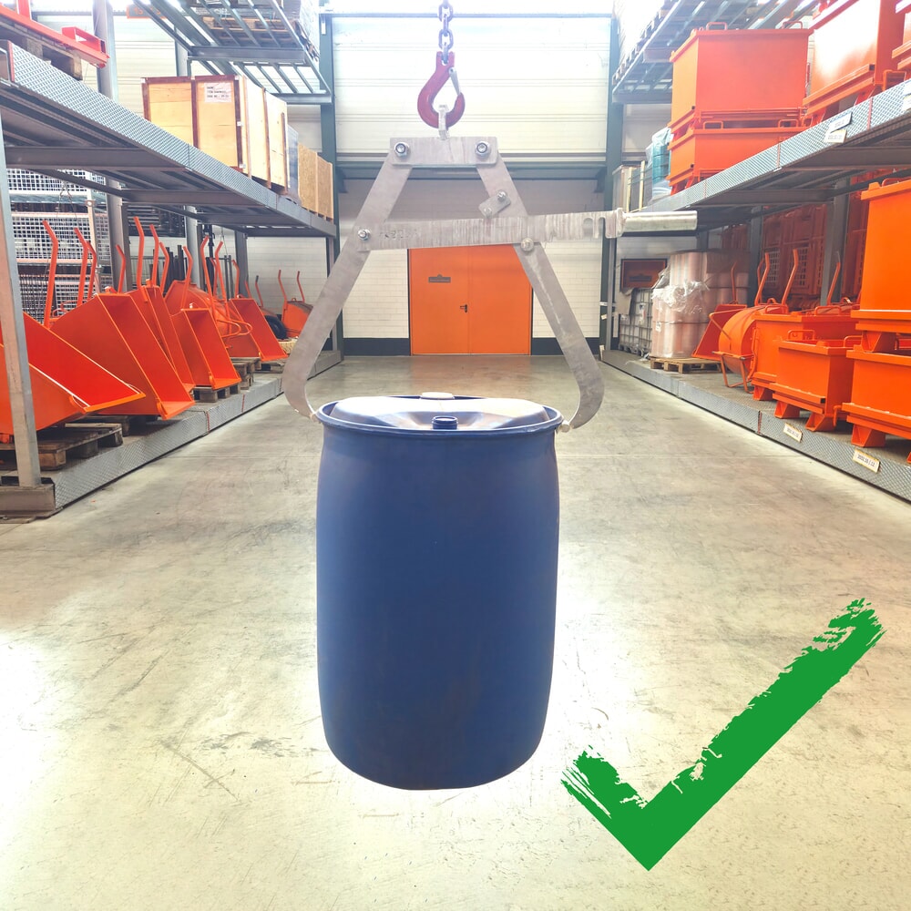 Productafbeelding nr. 4: Vatenklem Eichinger® voor kraan, 1 liggend vat, zuiver oranje