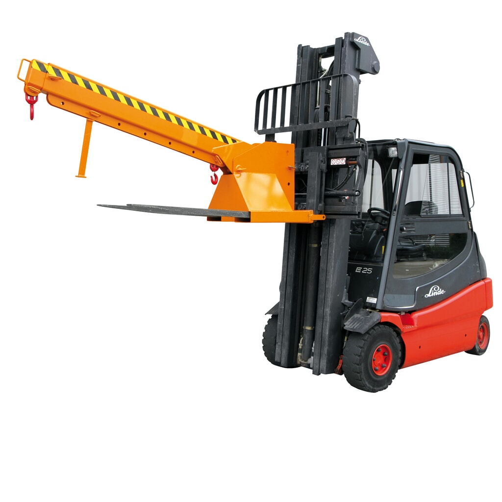 Eichinger® Kranarm teleskopierbar und höhenverstellbar, 2500 kg, reinorange Produktabbildung Nr. 6: Eichinger® Kranarm teleskopierbar und höhenverstellbar, 2500 kg, reinorange