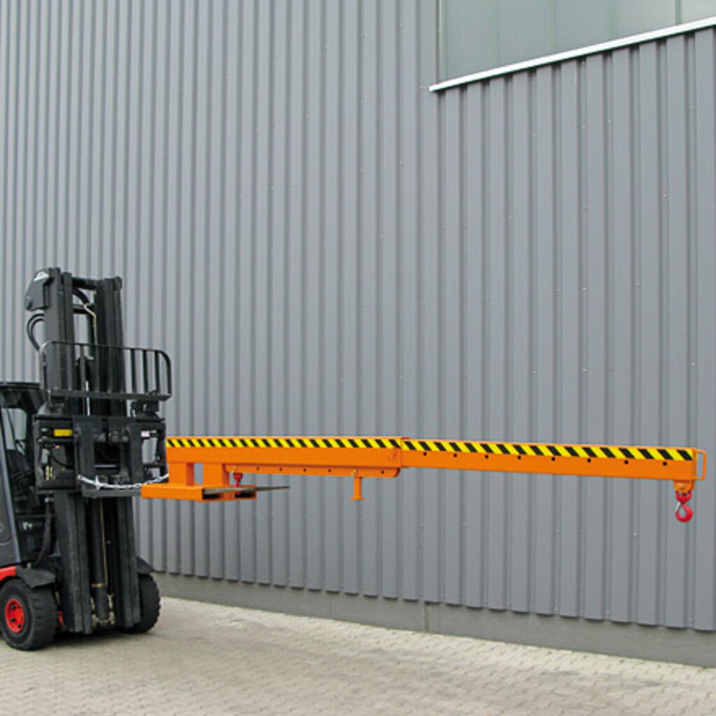 Eichinger® Kranarm teleskopierbar, 2500 kg, reinorange Produktabbildung Nr. 6: Eichinger® Kranarm teleskopierbar, 2500 kg, reinorange