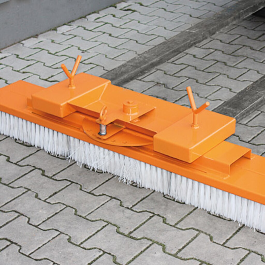 Eichinger® Kehrbesen für Gabelstapler, Radlader, etc., Breite 1000 mm reinorange Produktabbildung Nr. 3: Eichinger® Kehrbesen für Gabelstapler, Radlader, etc., Breite 1000 mm reinorange
