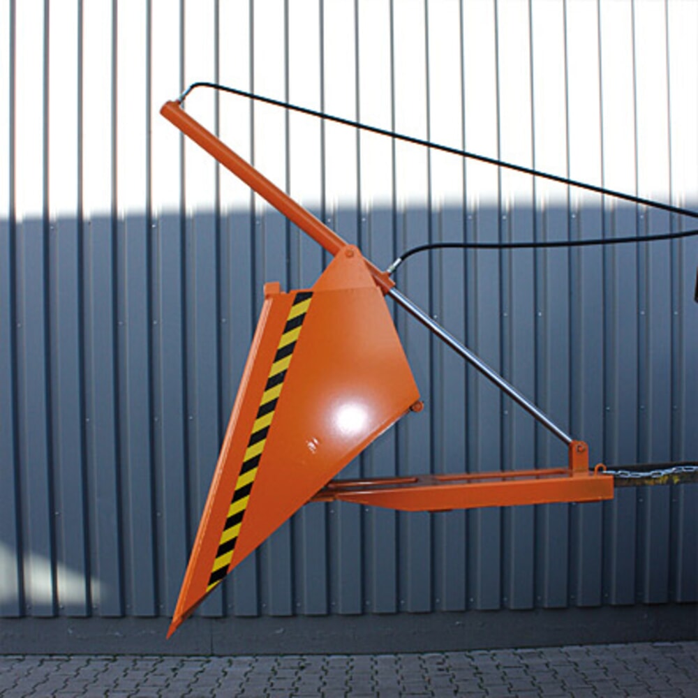 N° de l'image du produit 3 : Eichinger® Pelle godet avec basculement hydraulique, 1 000 kg, 500 litres, orangé pur