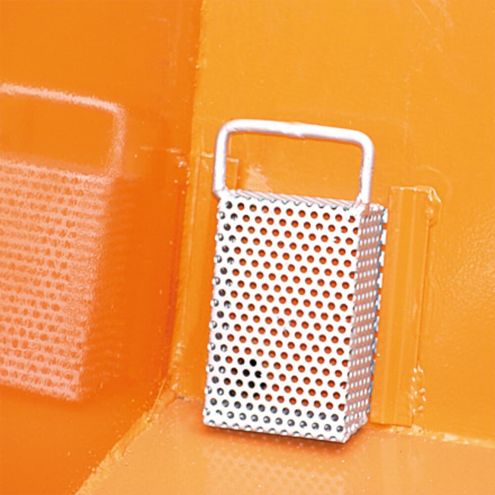 N° de l'image du produit 4 : Eichinger® Benne basculante à copeaux avec tamis et robinet de vidange, 1 000 kg, 300 litres, gris anthracite