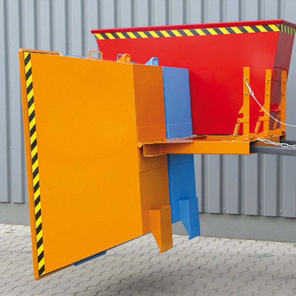 N° de l'image du produit 4 : Eichinger® Benne basculante Système de tri 2 en 1 ou « 3 en 1 », 3x600 litres, orangé pur