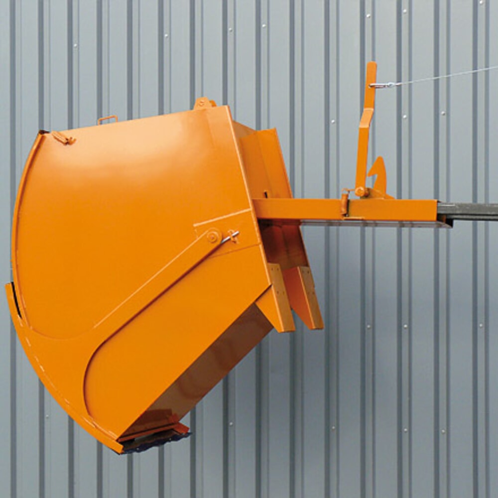 Produktabbildung Nr. 3: Eichinger® Kippbehälter mit Runddeckel, 1000 kg, 750 Liter, feuerverzinkt