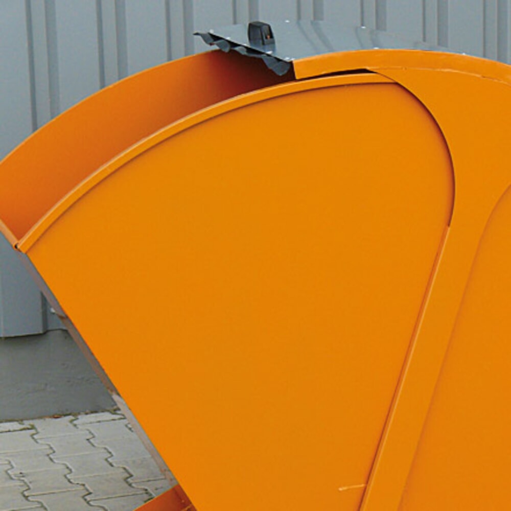 Produktabbildung Nr. 5: Eichinger® Kippbehälter mit Runddeckel, 1000 kg, 750 Liter, feuerverzinkt