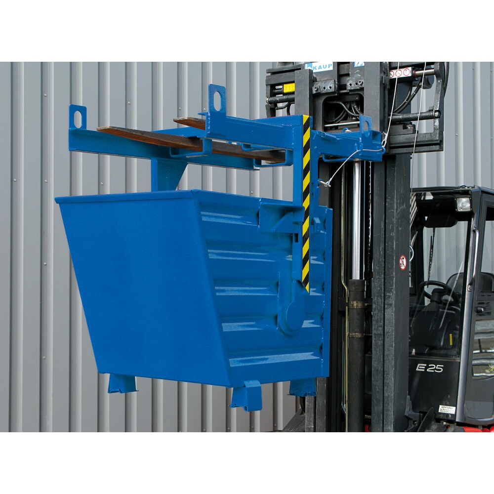 N° de l'image du produit 6 : Eichinger® Benne empilable, 500 kg, 300 litres, bleu gentiane
