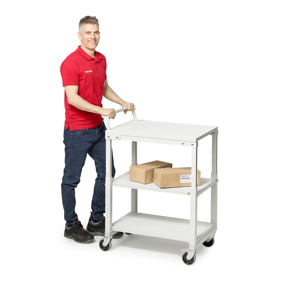 Número de imagen del producto 4: Tabla inferior adicional para carro de mesa, An x L 700 x 500 mm, carga  40 kg