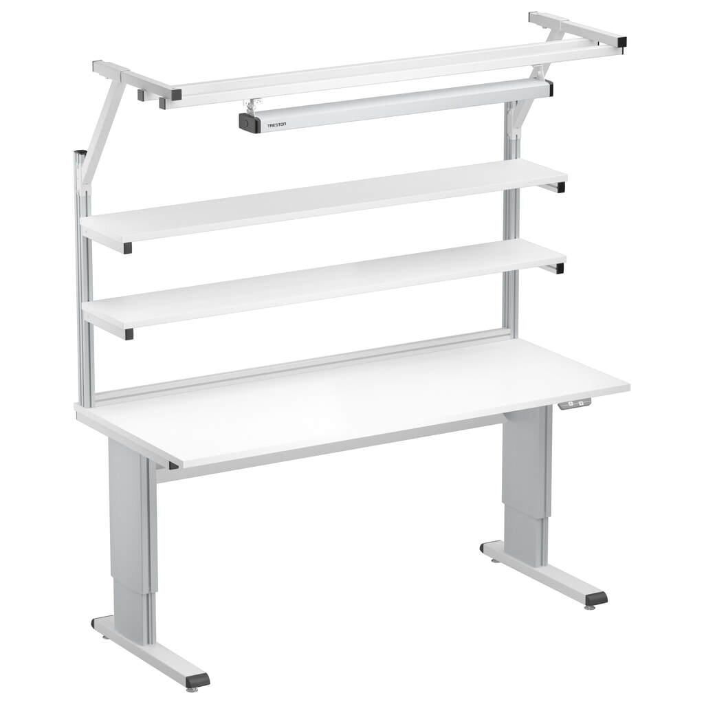 Etagenbord für TRESTON Arbeitstisch, Typ WB, Breite 1.500 mm Produktabbildung Nr. 5: Etagenbord für TRESTON Arbeitstisch, Typ WB, Breite 1.500 mm