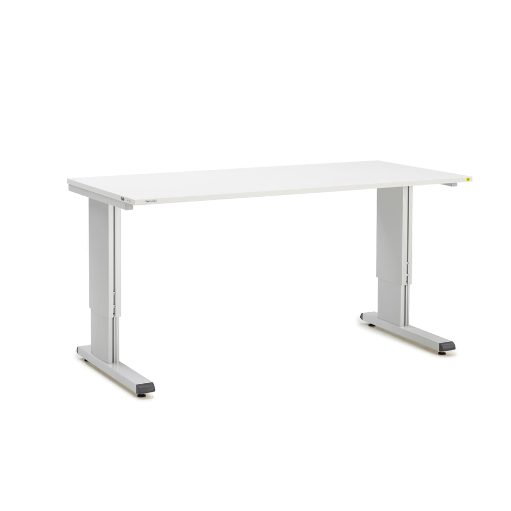 Illustration du produit: Table de travail TRESTON WB, ESD, réglable en hauteur manuellement, lxP 1 800 x 800 mm