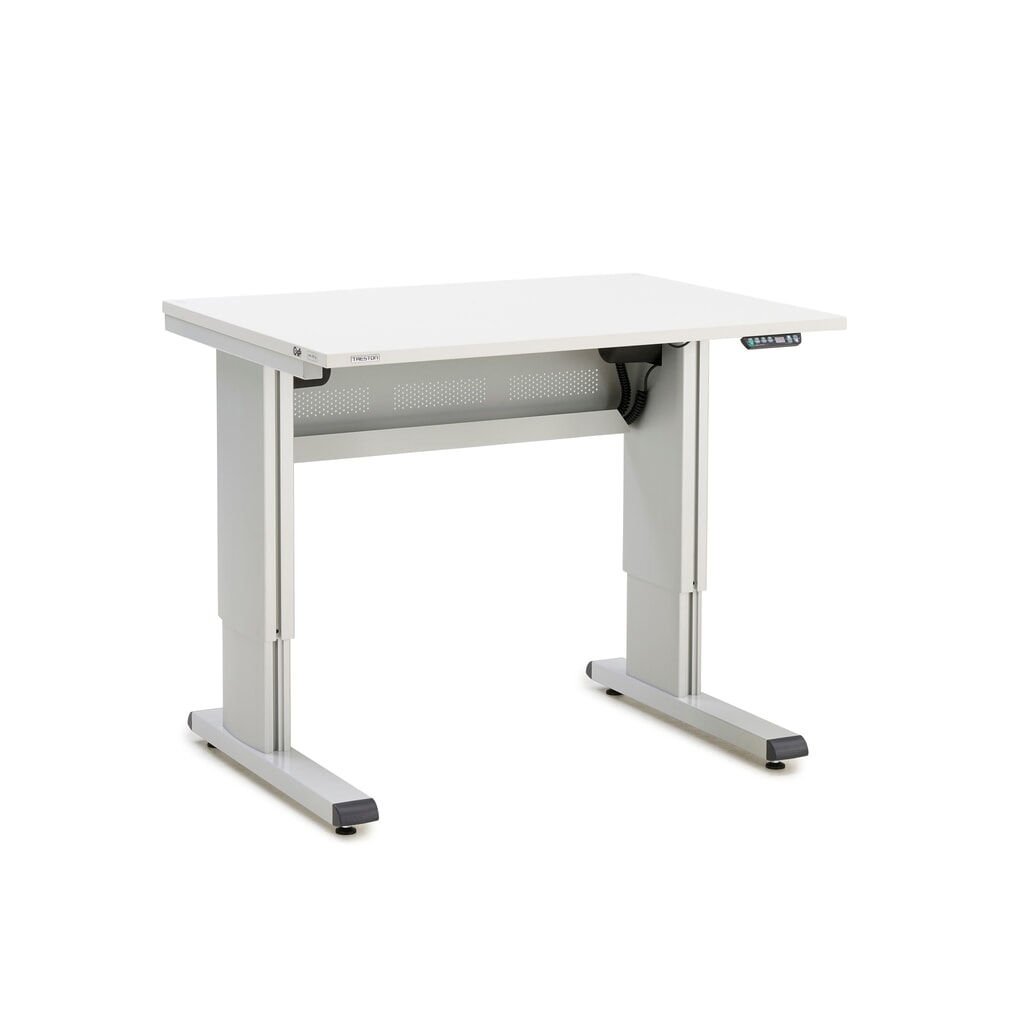 Produktabbildung: TRESTON Arbeitstisch, Typ WB, höhenverstellbar, elektrisch, BxT 1.073 x 800 mm
